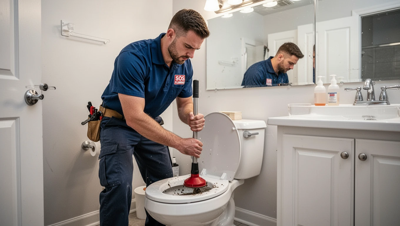 Clogged Toilet Repair